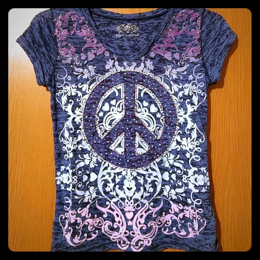 Girls Justice brand t-shirt